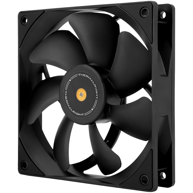 Thermalright TL-E12W-S V3 120mm ARGB CPU Fan, Computer Case Cooling, Quiet 4pin PWM, 2000RPM, for S-FDB Bearing CPU Cooling Fan,LED Lighting White TL-E12B V3
