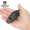 Four-in-One Compass Outdoor Portable Magnifying Glass Thermometer Multifunctional Whistle