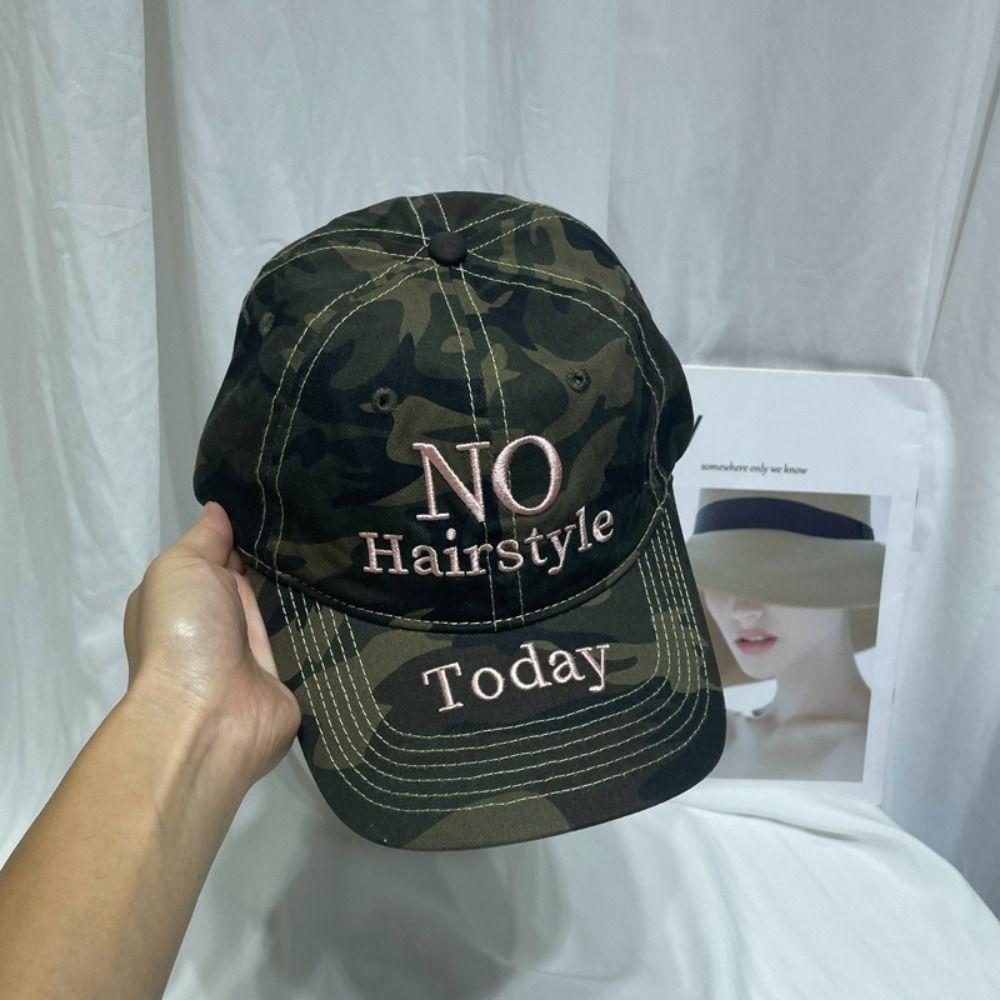 Adjustable Embroidery Baseball Hats Cotton Sunscreen Hats Camouflage Baseball Cap Outdoor Sports