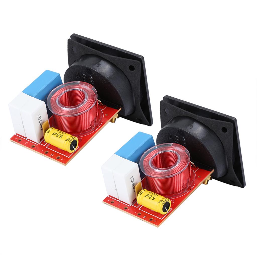 2PCS D222 High Low Frequency Divider Convenient Using Crossover Filter with Wire Box