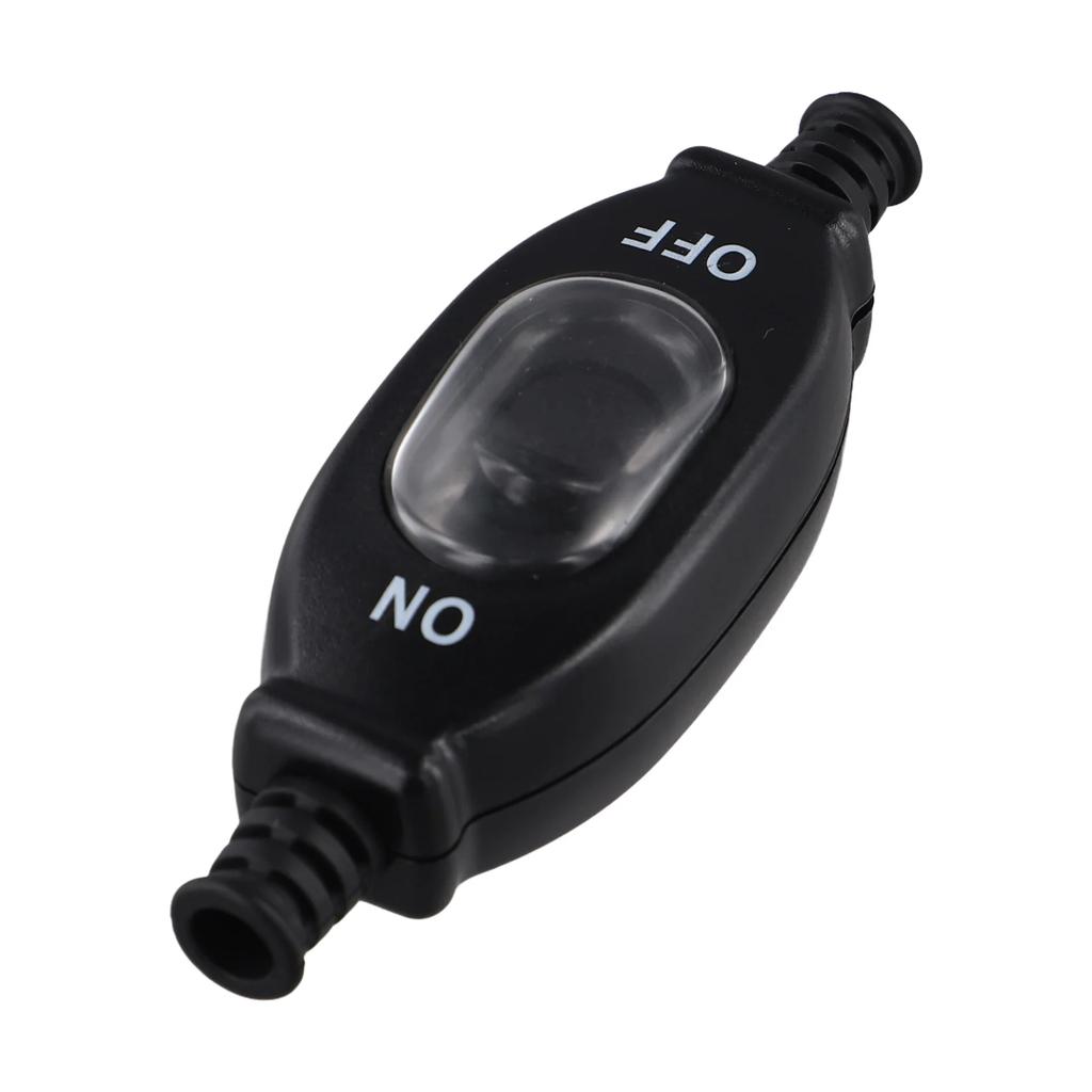 204 IP65 Waterproof Dustproof In-line Switch Silver Contact Double Cut Switch High Working Power ON-OFF Push Button 3A 250V