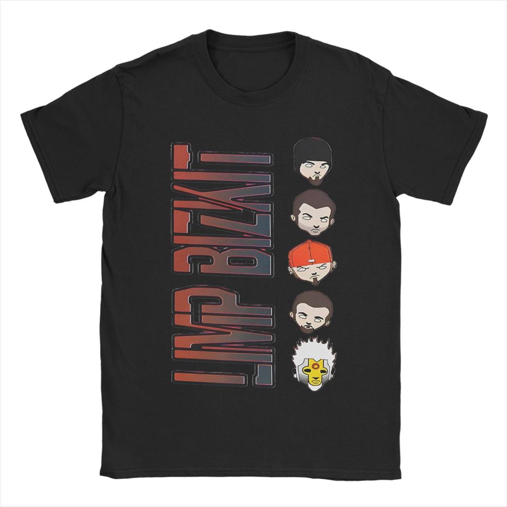 Vintage Limp Bizkit Band Tshirt Unisex Unisexs Crew Neck Pure Cotton T Shirts Rap Rock Short Sleeve Tee Shirt Original Clothing