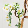 Simulation Sunflower Daisy Garden Flower Vine Sunflower Fake Flower Rattan Living Room Winding Indoor Decoration Blocking LS