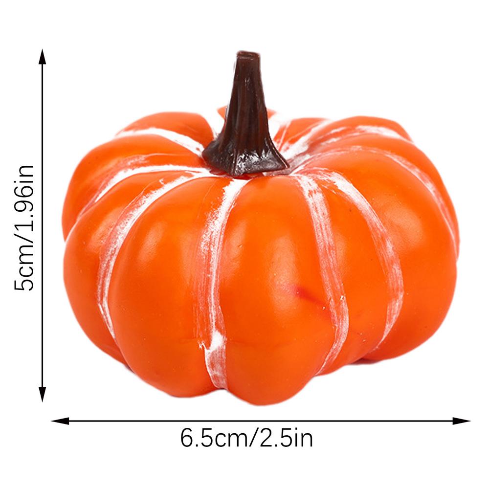 Halloween Artificial Pumpkin Decoration Foam Simulation Fake Mini Pumpkin Halloween Party Decoration For Home Craft Supplies