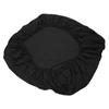 Fitted Sheet Washable Solid Color Bed Sheet Breathable Fitted Mattress Protector for Bedroom Black