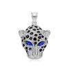 Vintage Stainless Steel Leopard Head Pendant Necklace Gothic Hip Hop Classic Animal Necklaces for Men Fashion Party Jewelry Gift