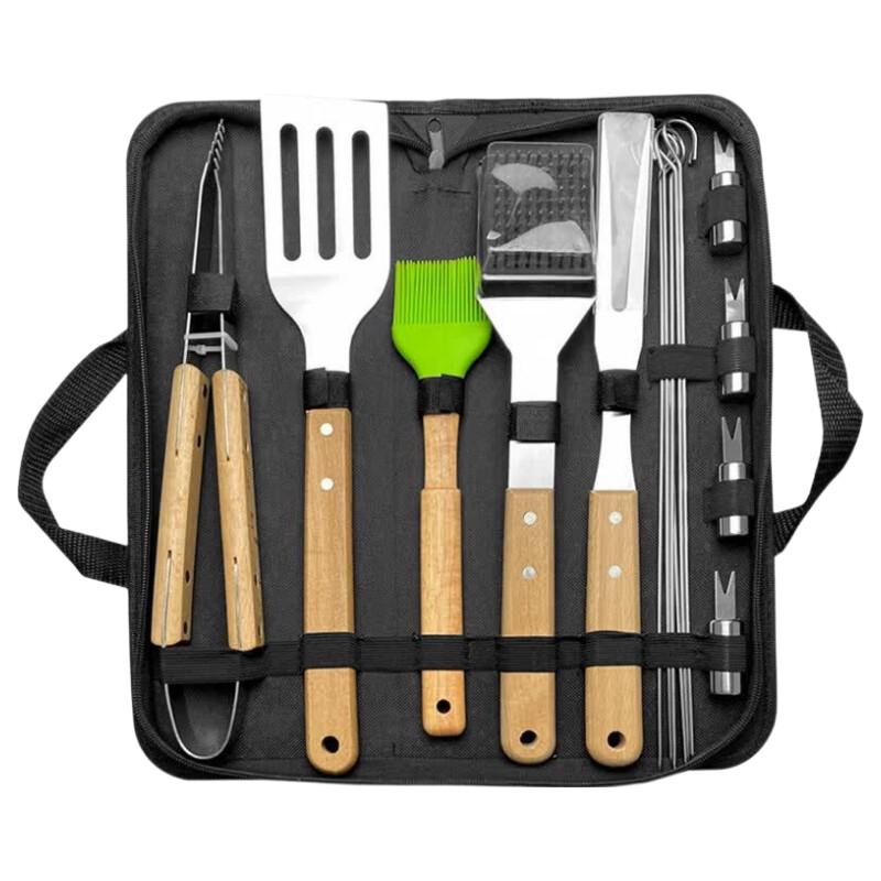 Huoyanbing Stainless Steel Outdoor BBQ & Camping Tool Set