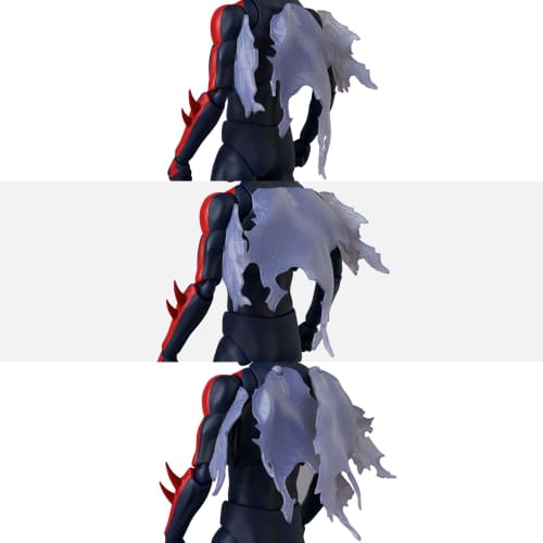 MAFEX No. 239 Spider-Man 2099 (Comic Ver.) - Approximately 155mm Tall, Non-Scale, Painted Action Figure