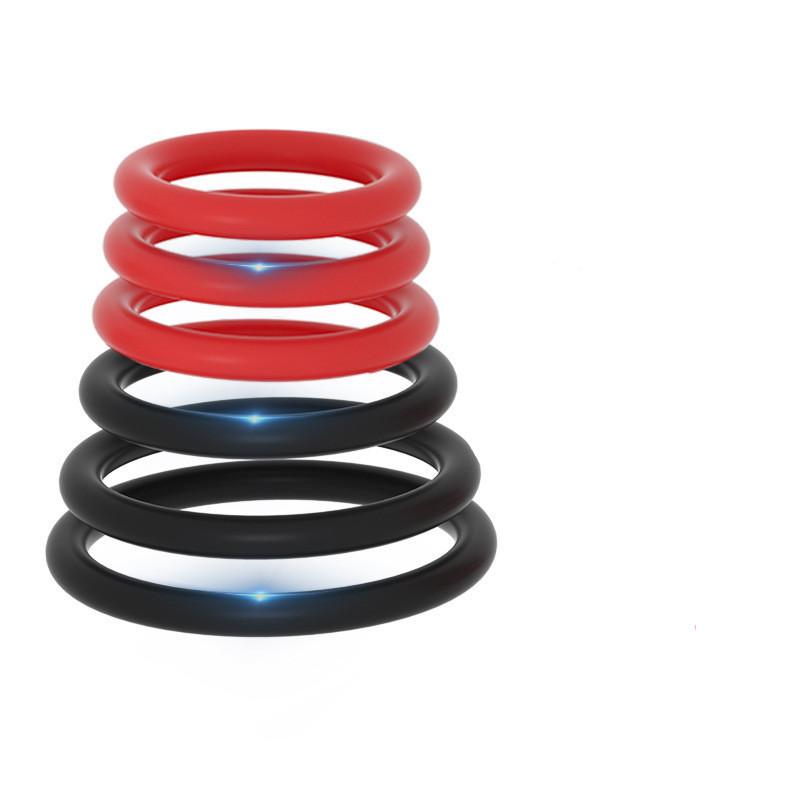 Men's Silicone Lock Ring for Enhanced Performance and Delayed Ejaculation - Erotic Adult Toy.