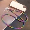 Rhinestone Lanyard Mobile Phone Lanyard Women's Luxury  Diamond Pendant Long Neck Strap Anti-lost Sling Short Wrist Chain