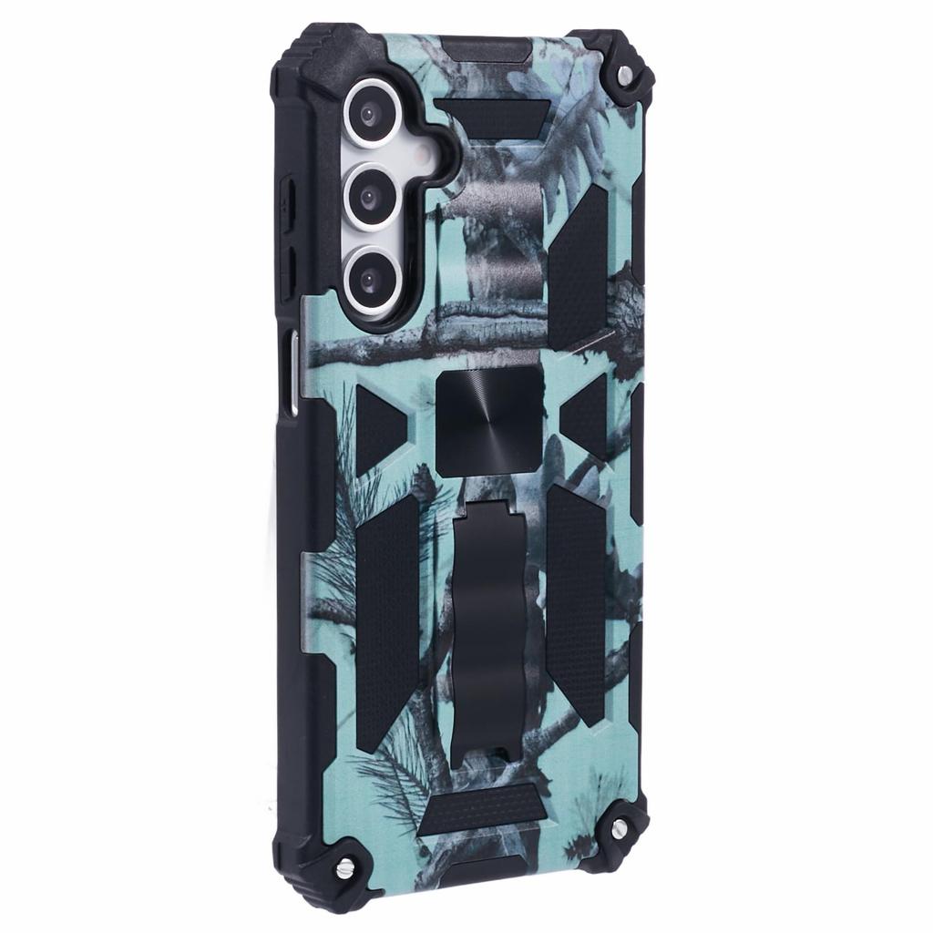 For Samsung Galaxy A16 4G/5G Case Kickstand PC+TPU Camouflage Military Grade Phone Cover