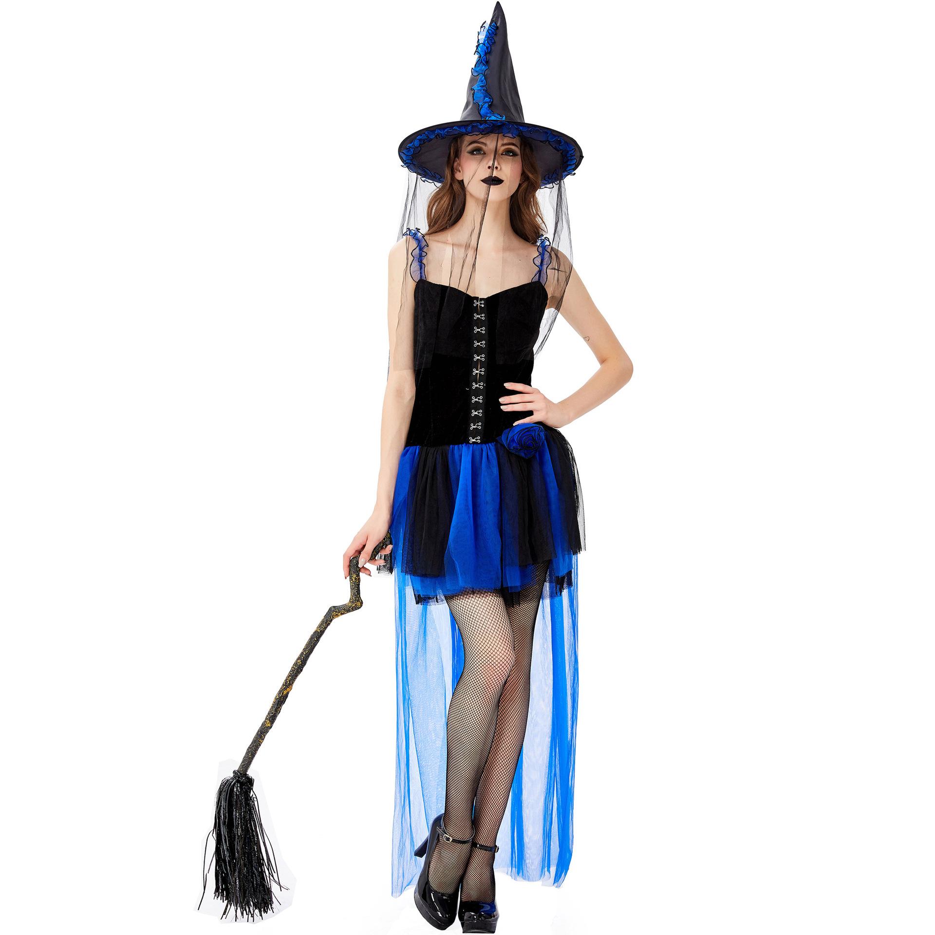 

SL Сексуальный костюм ведьмы в плаще демона, женский костюм на Хэллоуин, костюм для косплея, костюм ведьмы S