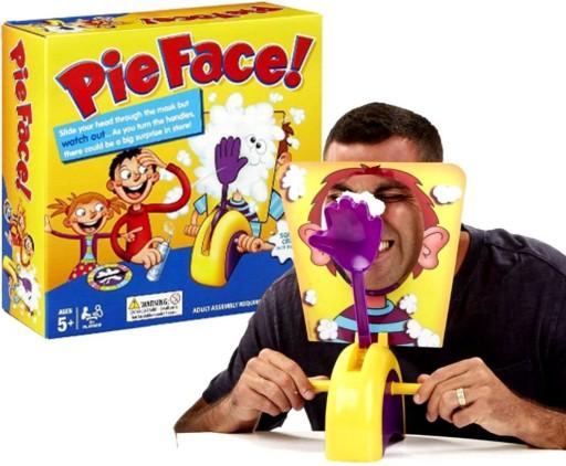 Gra Zręcznościowa Pie Face Ciastem W Twarz Ruletka Rodzinna Imprezowa