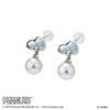 Snoopy PEANUTS Earrings 2 Both Ears Silver 925 P Pearl [White Clover] Pieces/for PNT-P005RD