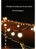 Waterproof G50 Bulb String Lights for Outdoor Camping, Tent, Garden, Awning, and Courtyard Decor