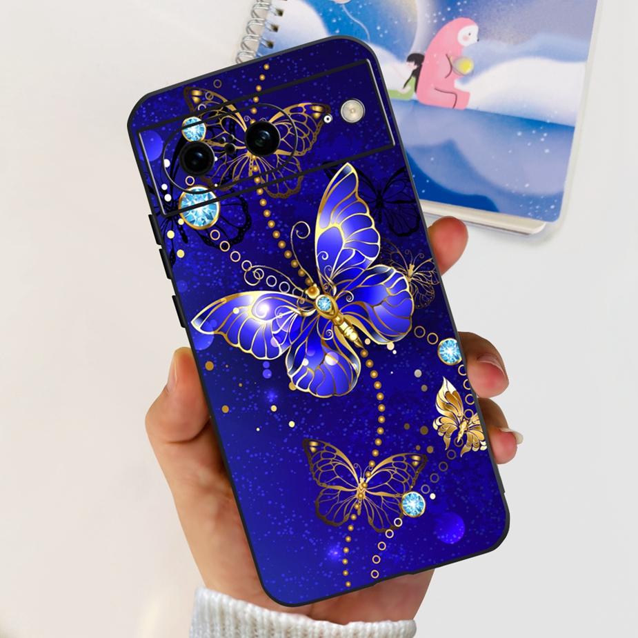 For Google Pixel 8A Case Pixel8 Pro New Fashion Painted Cover Soft Silicone Phone Case For Google Pixel 8 Pro Pixel8A Funda Capa