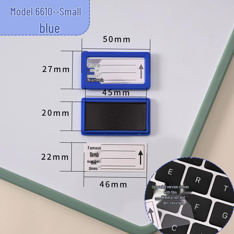 Magnetic Label Holder for Whiteboard & File Cabinets - Warehouse & Partition Name Sign Stickers