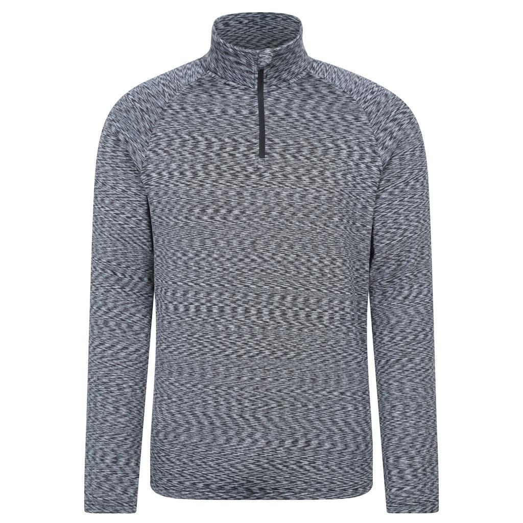 Mountain Warehouse Mens Power Quarter Zip Midlayer