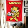 Garfield'S Chaos Whimsical Adventure Tapestry Fashion Print Background Cloth Soft Christmas Gift Wall Covering Decoration