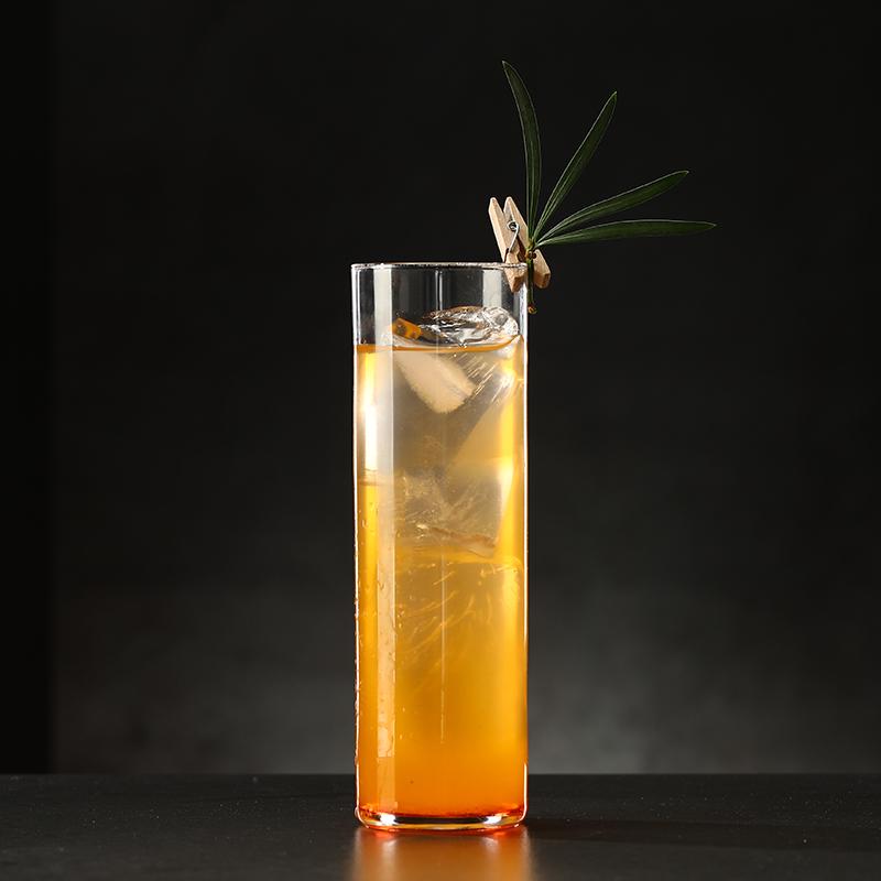 4PCS Extra Light Crystal Highball Glasses Barware Collins Tumbler for Water, Juice, Beer, and Cocktail Set of 4