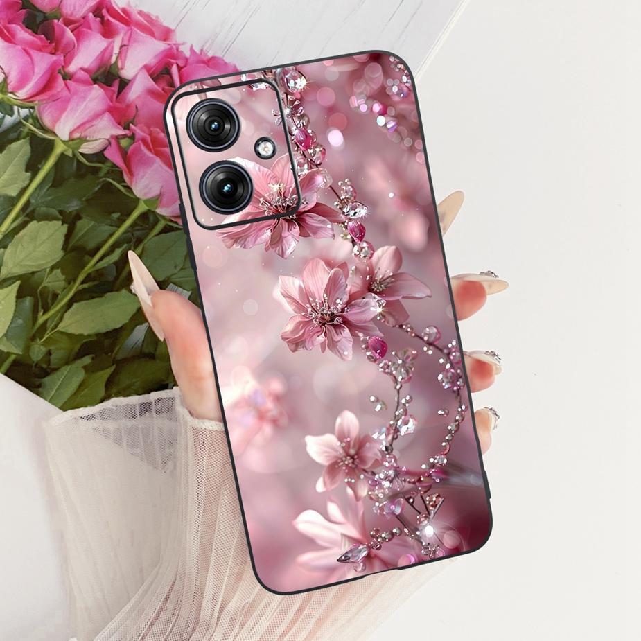 For Motorola Moto G54 G84 Case Luxury Butterfly New Painted Cover Soft TPU Phone Case For Motorola G84 G 54 MotoG84 MotoG54 Bags