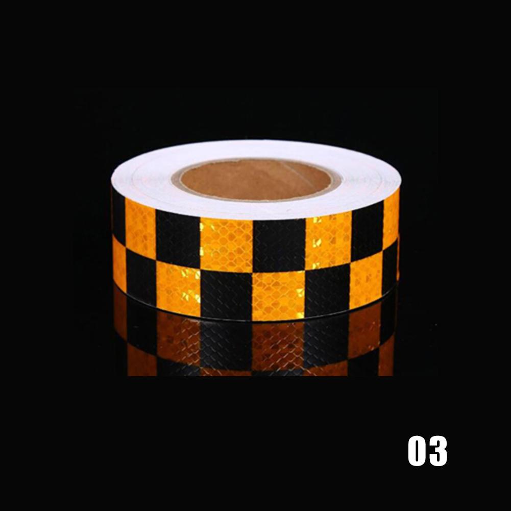 Car Safety Warning Tape Reflective Sticker Bike Frame Motorcycle Bicycle Decal Decor Reflective Strips Safety Mark Warning Tape