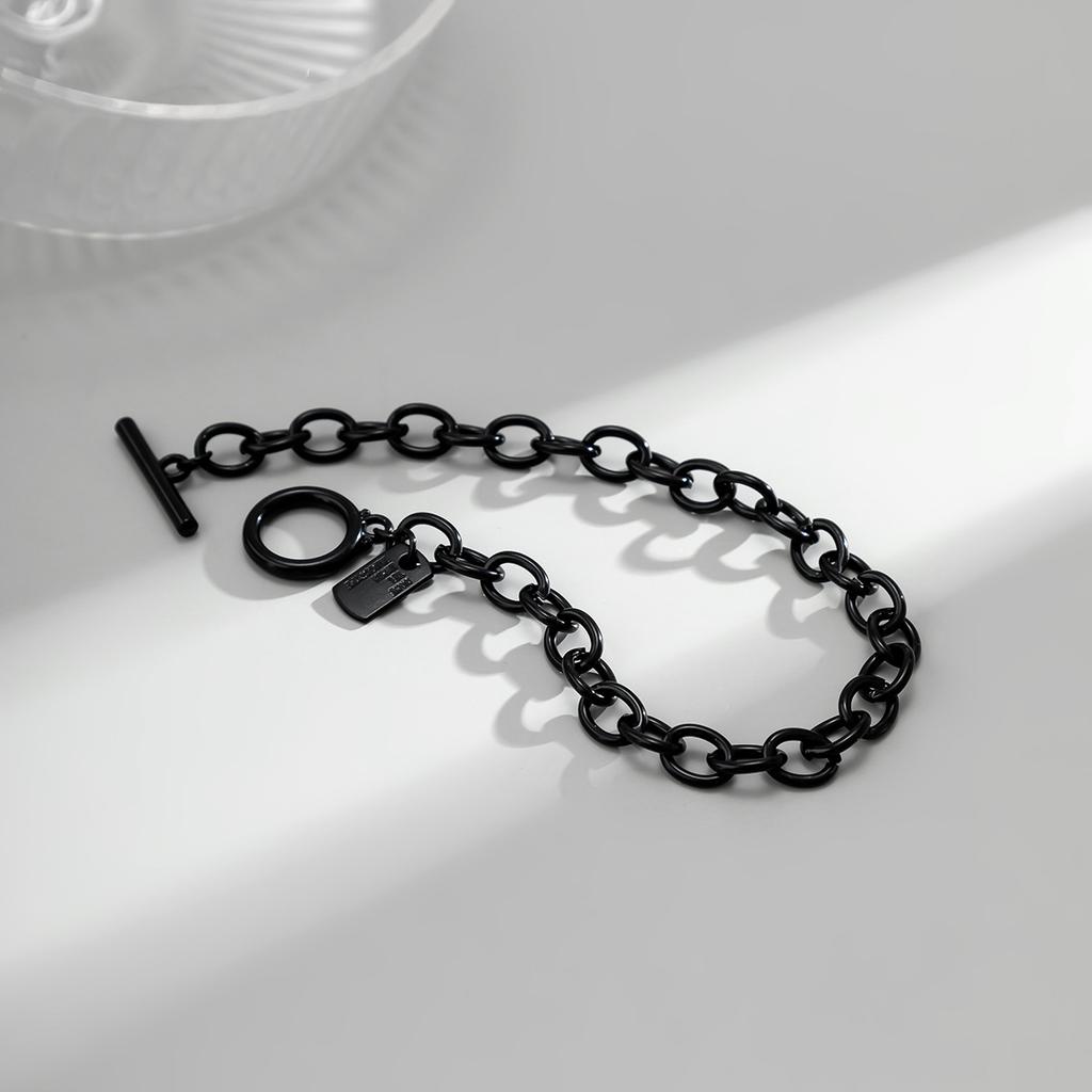 Painted Bracelet for Men, Trendy Brand, Niche Design, High-End Feel, Hip-Hop American Style, High Street, Minimalist Cool Style, Men's Jewelry