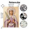 DIY 3D Pearl Diamond Painting Art Set Virgin Mary Religious Home Decor Art Set Wall Art