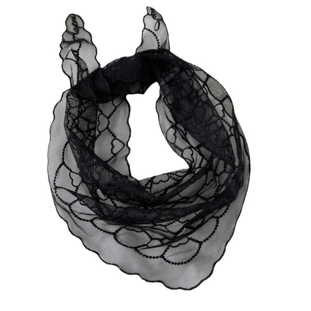 Vintage Lace Flower Hair Scarf Cute Sweet Headscarf Casual Headband Photography