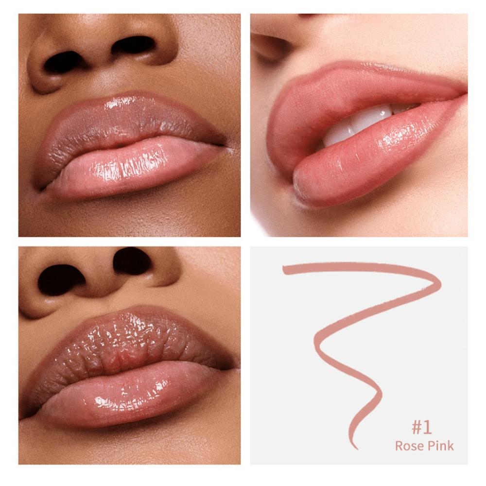 Lakerain Peel Off Lip Liner Tattoo, Waterproof Long Lasting Matte Lip Liner, Smudge Proof Transfer Resistant Peel Lip Makeup Liner for Lips