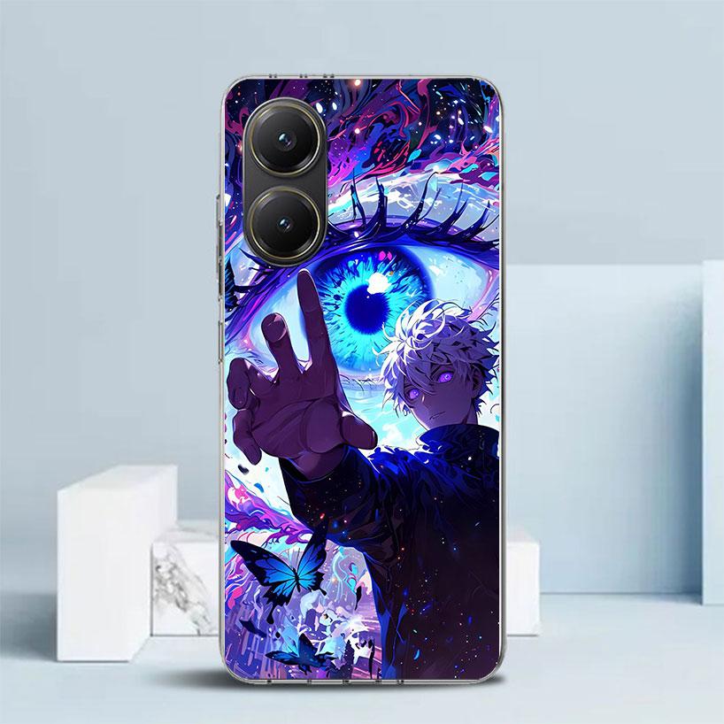 Kaisen J-Jujutsu Gojo Satoru Phone Case For Xiaomi Poco F7 Ultra X5 X6 X7 Pro M7 Redmi 15C 15 13C 13 12C 12 10C 10 10A 9 9C 9A 9