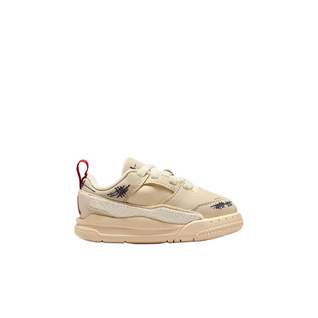 Who Decides War x Air Jordan Jordan Flight Court TD The World Is Your Court - Crèpe Baby Sneakers Cream Coconut-Milk Varsity-Red HQ2959-100