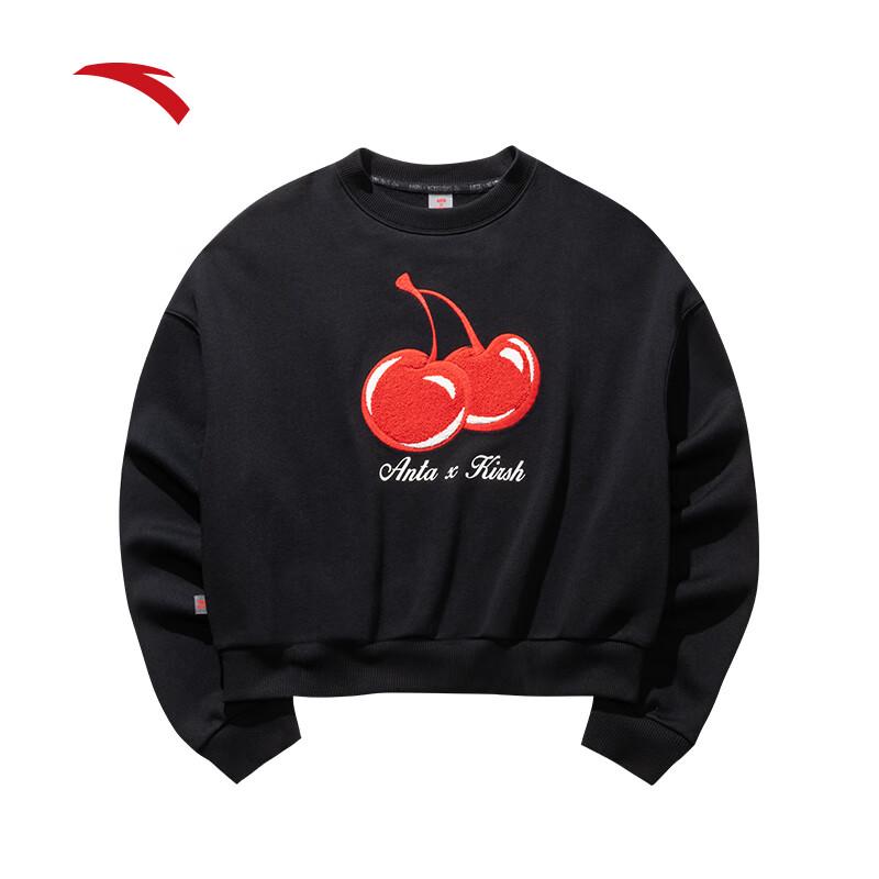 Anta x Kirsh Cherry Crop Pullover Sweatshirt L