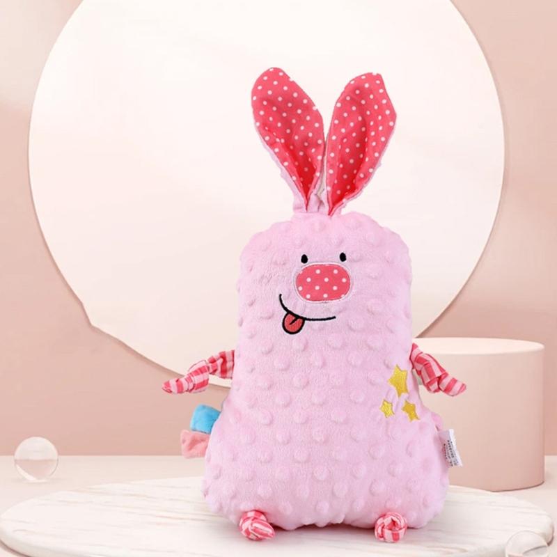 Kreskówkowa uspokajająca lalka, zabawka, poduszka dla malucha, miękkie, delikatne podparcie pluszowe do spania w pokoju dziecka