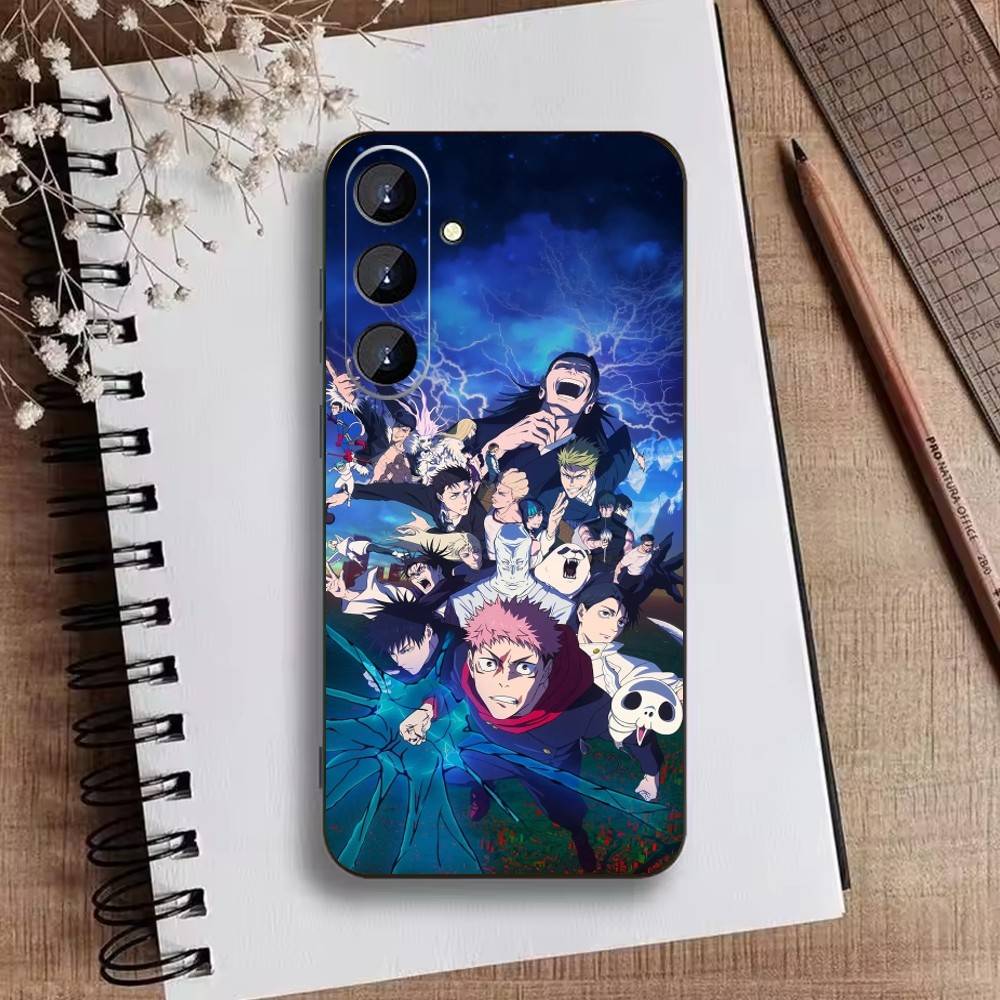 Jujut-su I-Ichiji H-Kaisen Phone Case For Samsung Galaxy A73,21,22,32,71,53,52,51,80,5G Soft Black Cover