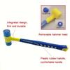 1pc Rubber Hammer, Multifunctional Plastic Hammer, Installation Hammer, Jewelry Trimming And Tile Decoration Function Hammer