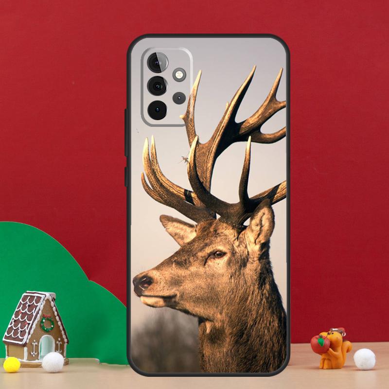 Deer Reindeer Animal Case For Samsung Galaxy A17 A06 A16 A56 A36 A54 A34 A14 A52 A32 A13 A23 A33 A53 A15 A35 A55