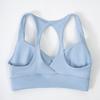 European and American Style Sexy and Fashionable Hollow-out Backless Sports Bra for Women with Breast Pads Push-up Bra Shockproof Fitness Vest