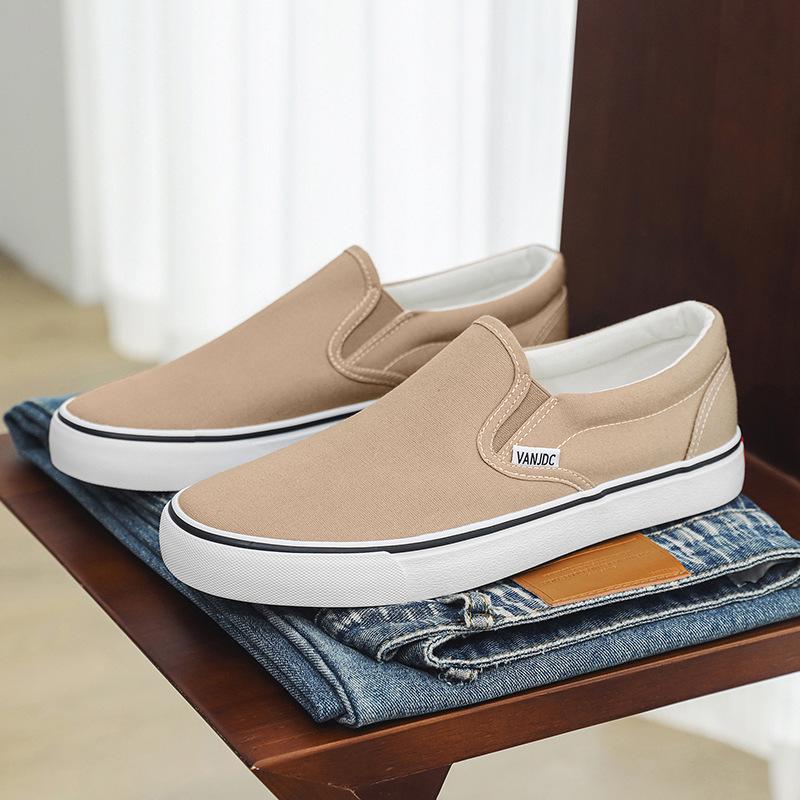 Scarpe da Ginnastica da Donna Trendy Slip-On - Versatili Stile Vecchio Pechino, Basse Bianche Casual per Coppie