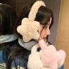 Women Earmuffs Star Design Solid Color Windproof Coldproof Outdoor Riding Earmuffs Adjustable Winter Ear Warmers
