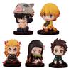 6pcs /Lot Lookup Demon Slayer Anime Figure Kimetsu No Yaiba Kamado Nezuko Kamado Tanjirou Agatsuma Zenitsu Action Figure Toys 6cm