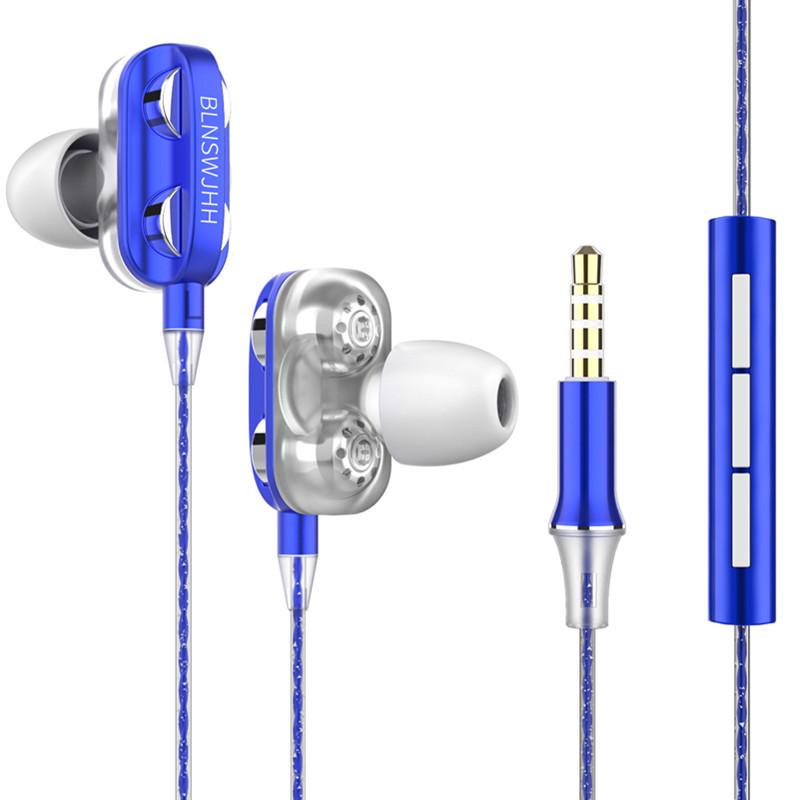 BLNSWJHH HIFI Super Bass  3.5mm In-Ear Earphone Stereo Earbuds Headphone Wired