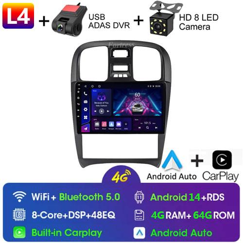 Android12 4G+WIFI For Hyundai Sonata 2003-2009 Car Radio Multimedia Video Player 2 Din Dvd Carplay GPS Autoraido