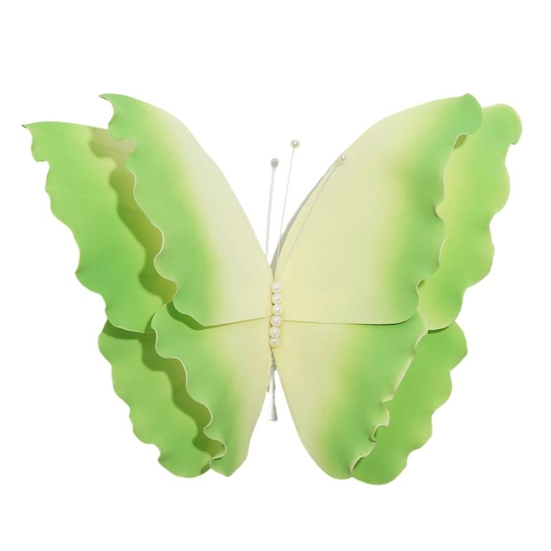Lebendige Farbfalter Partyraum Dekoration 50cm Großes 3D-Schmetterlingsornament für Hochzeit und Event Wandkunst