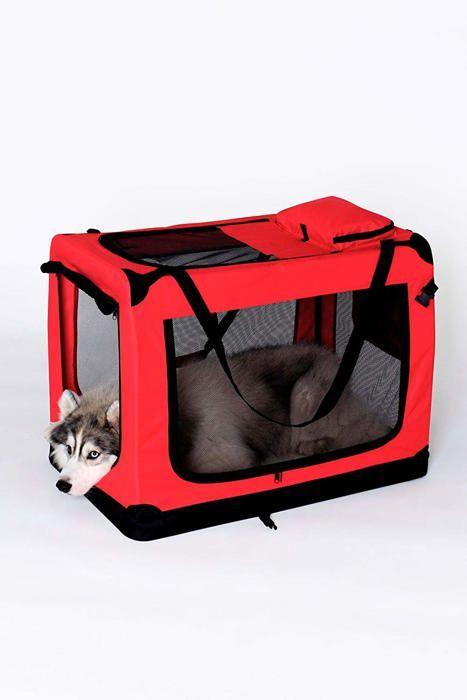 Transport Crate - Dibea - Tb10053 - Foldable - Dark Red - XL 82x58x58 Cm