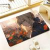 Anime V-Violet E-Evergarden Floor Mat Bedroom Living Room Flannel Door Mat Non-Slip Home Decor
