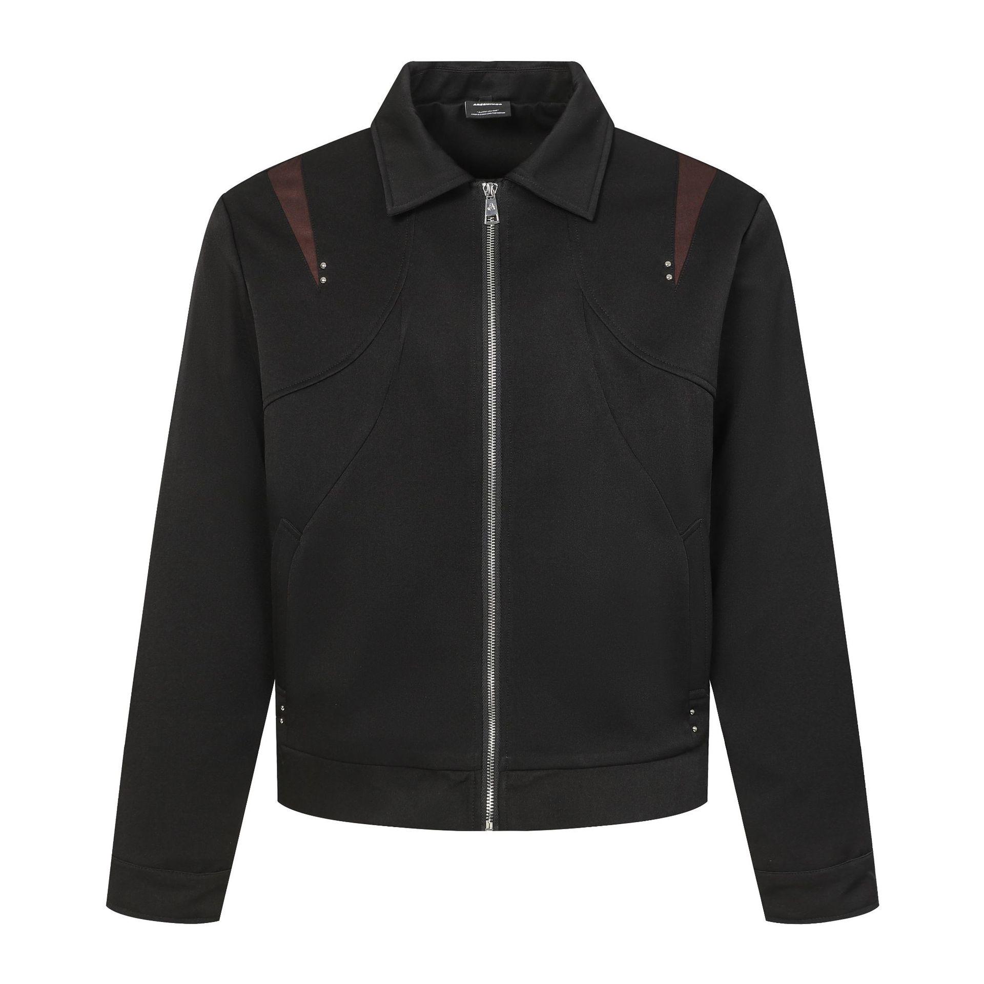 ARES Retro American Style Lapel Jacket - Spring Arrival Men s Shoulder Coat Extra Large