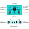 M VAVE LOST TEMPO Effect Pedal Drum & Looper Effector Mini 2 in 1 Looper & Drum Machine Double Footswitch Looper Pedal