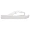 Crocs Classic Cloud Flip Flops Women Footwear White 207714-100