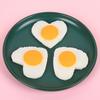1/2Pcs Simulation Fried Egg Decoration Heart-shaped Fake Poached Egg Model Realistic Food Toy DIY Home Decor Ornament Photo Props
